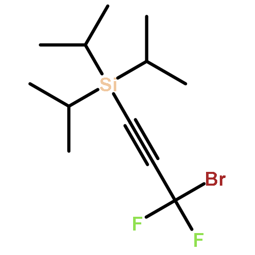 Silane, (3-bromo-3,3-difluoro-1-propynyl)tris(1-methylethyl)-