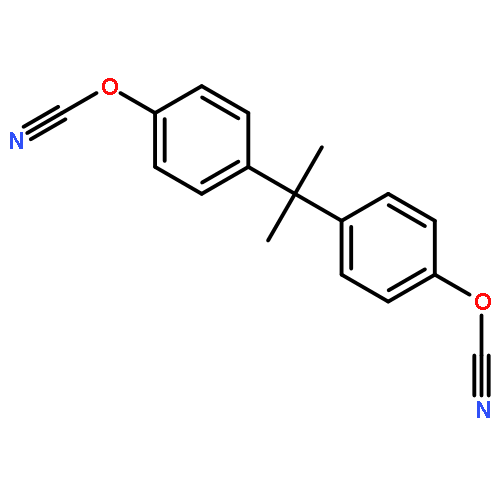 Cyanic acid (1-methylethylidene)di-4,1-phenylene ester homopolymer