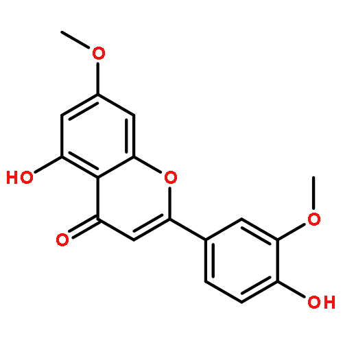 4H-1-Benzopyran-4-one,5-hydroxy-2-(4-hydroxy-3-methoxyphenyl)-7-methoxy-