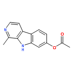 1-methyl-9H-Pyrido[3,4-b]indol-7-ol 7-acetate