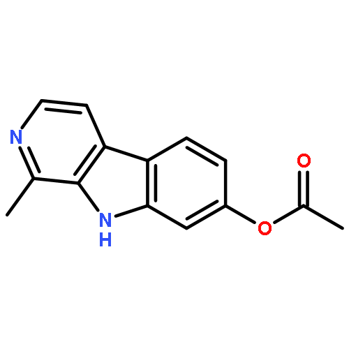 1-methyl-9H-Pyrido[3,4-b]indol-7-ol 7-acetate