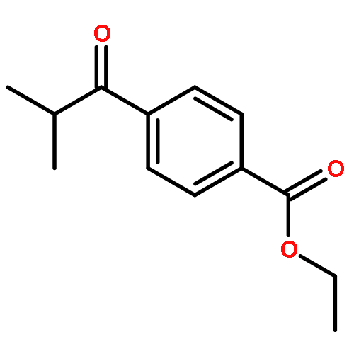 Benzoic acid, 4-(2-methyl-1-oxopropyl)-, ethyl ester