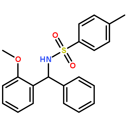 Benzenesulfonamide, N-[(2-methoxyphenyl)phenylmethyl]-4-methyl-