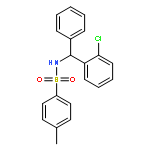 Benzenesulfonamide, N-[(2-chlorophenyl)phenylmethyl]-4-methyl-