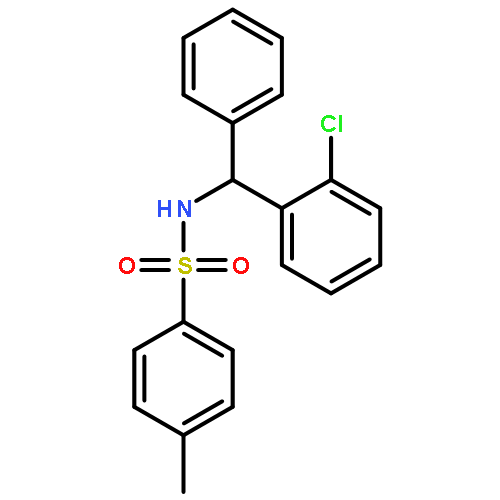Benzenesulfonamide, N-[(2-chlorophenyl)phenylmethyl]-4-methyl-