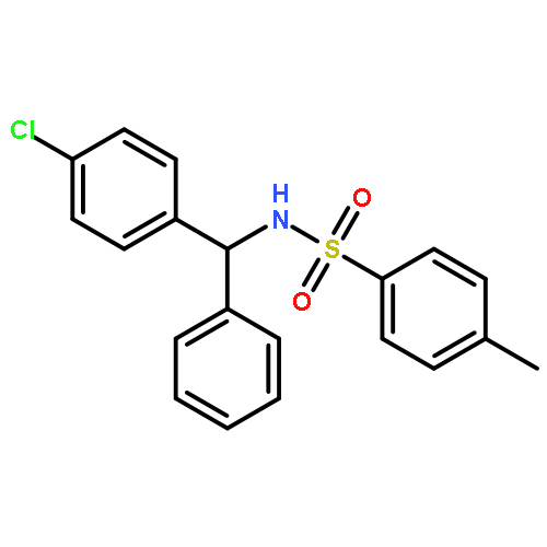 Benzenesulfonamide, N-[(4-chlorophenyl)phenylmethyl]-4-methyl-