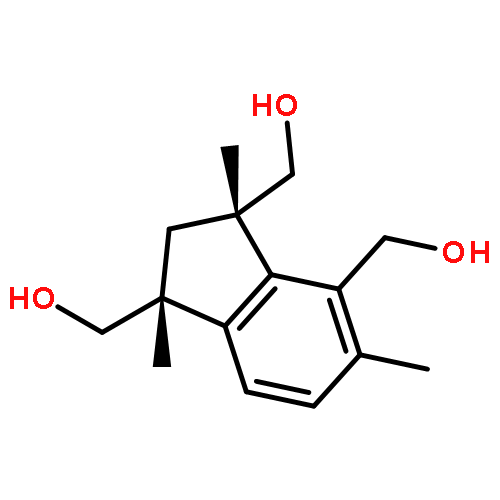 1H-Indene-1,3,4-trimethanol, 2,3-dihydro-1,3,5-trimethyl-, (1R,3S)-