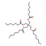 Heptanoic acid,1,1'-[2,2-bis[[(1-oxoheptyl)oxy]methyl]-1,3-propanediyl] ester