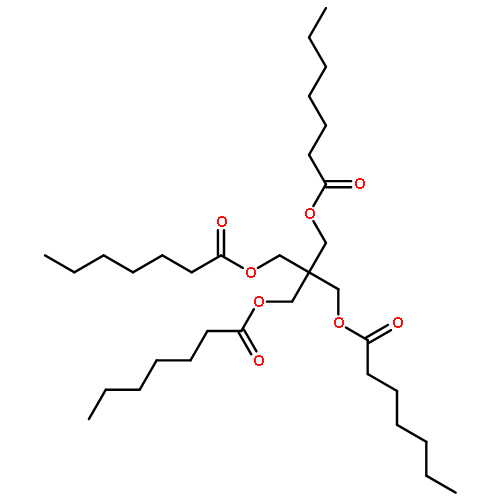 Heptanoic acid,1,1'-[2,2-bis[[(1-oxoheptyl)oxy]methyl]-1,3-propanediyl] ester