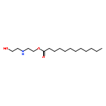 Dodecanoic acid,2-[(2-hydroxyethyl)amino]ethyl ester