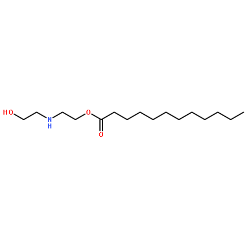 Dodecanoic acid,2-[(2-hydroxyethyl)amino]ethyl ester