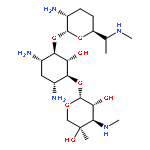 D-Streptamine,O-2-amino-2,3,4,6,7-pentadeoxy-6-(methylamino)-a-D-ribo-heptopyranosyl-(1®4)-O-[3-deoxy-4-C-methyl-3-(methylamino)-b-L-arabinopyranosyl-(1®6)]-2-deoxy-