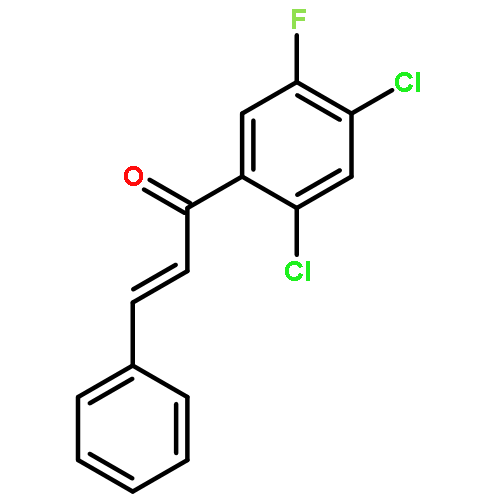 1-(2,4-DICHLORO-5-FLUOROPHENYL)-3-PHENYLPROP-2-EN-1-ONE 