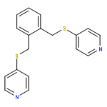 Pyridine, 4,4'-[1,2-phenylenebis(methylenethio)]bis-