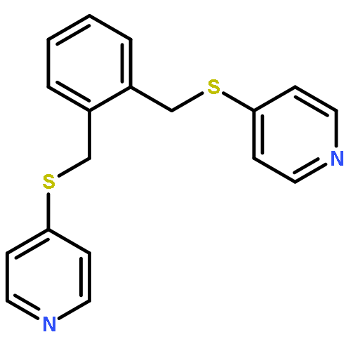 Pyridine, 4,4'-[1,2-phenylenebis(methylenethio)]bis-