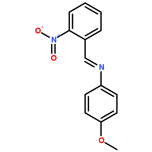 Benzenamine, 4-methoxy-N-[(2-nitrophenyl)methylene]-