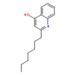 4-Quinolinol, 2-heptyl-