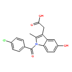 1H-Indole-3-aceticacid, 1-(4-chlorobenzoyl)-5-hydroxy-2-methyl-