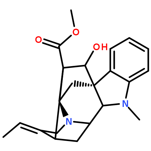 Ajmalan-16-carboxylicacid, 19,20-didehydro-17-hydroxy-, methyl ester, (2a,17S,19E)-