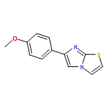 Imidazo[2,1-b]thiazole, 6-(4-methoxyphenyl)-