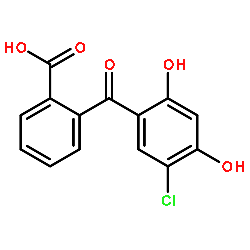 Benzoic acid, 2-(5-chloro-2,4-dihydroxybenzoyl)-