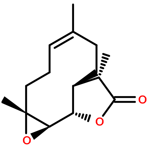 Oxireno[9,10]cyclodeca[1,2-b]furan-9(1aH)-one,2,3,6,7,7a,8,10a,10b-octahydro-1a,5,8-trimethyl-, (1aR,4E,7aS,8S,10aS,10bR)-