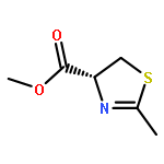 4-Thiazolecarboxylicacid, 4,5-dihydro-2-methyl-, methyl ester, (4R)-