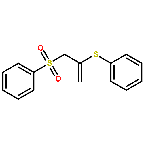 BENZENE, [[1-[(PHENYLSULFONYL)METHYL]ETHENYL]THIO]-