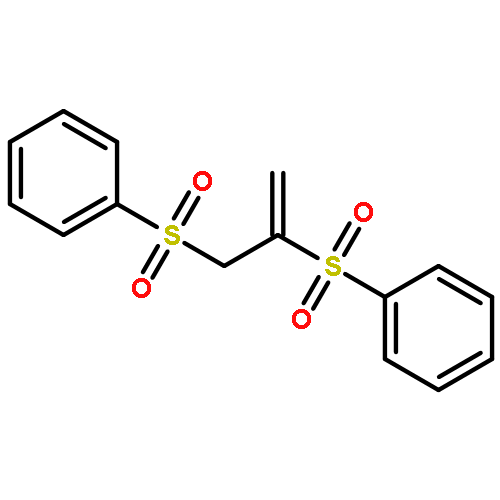 Benzene, 1,1'-[(1-methylene-1,2-ethanediyl)bis(sulfonyl)]bis-