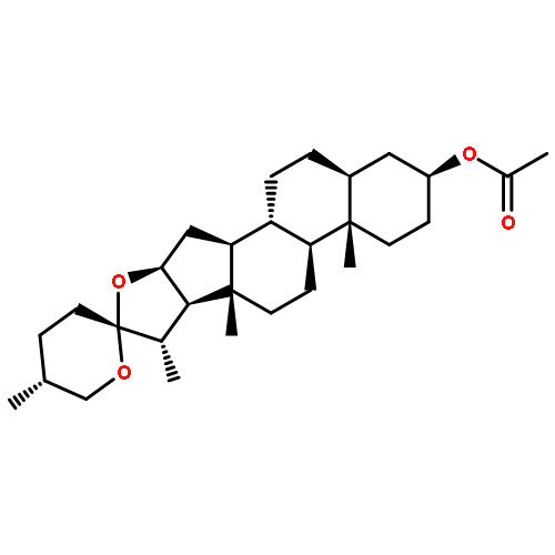 Spirostan-3-ol,acetate, (3beta,5alpha,25R)-