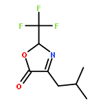 5(2H)-Oxazolone, 4-(2-methylpropyl)-2-(trifluoromethyl)-