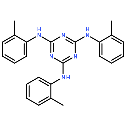 1,3,5-Triazine-2,4,6-triamine, N,N',N''-tris(2-methylphenyl)-