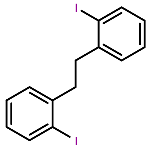 Benzene, 1,1'-(1,2-ethanediyl)bis[2-iodo-