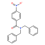 Benzamide,4-nitro-N,N-bis(phenylmethyl)-