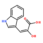 2-hydroxy-3-(1H-indol-3-yl)-2-Propenoic acid