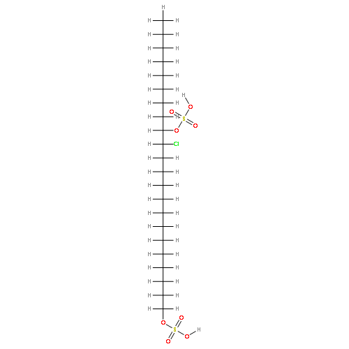 (13R,14R)-13-chlorodocosane-1,14-disulfate