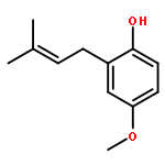 Phenol, 4-methoxy-2-(3-methyl-2-butenyl)-