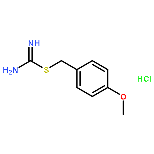 Carbamimidothioicacid, (4-methoxyphenyl)methyl ester, hydrochloride (1:1)