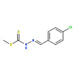 Hydrazinecarbodithioic acid, [(4-chlorophenyl)methylene]-, methyl ester