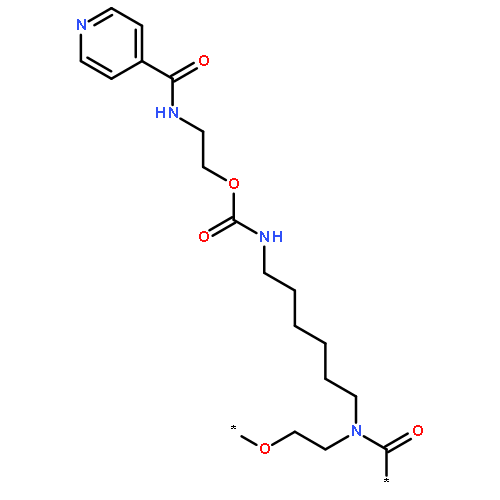 Poly[oxy-1,2-ethanediyl[(4-pyridinylcarbonyl)imino]-1,2-ethanediyloxycar
bonylimino-1,6-hexanediyliminocarbonyl]