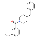 (4-benzylpiperidin-1-yl)(3-methoxyphenyl)methanone