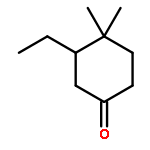 Cyclohexanone, 3-ethyl-4,4-dimethyl-, (3R)-