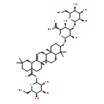 b-D-Glucopyranosiduronic acid, (3b)-28-(b-D-glucopyranosyloxy)-28-oxoolean-12-en-3-yl 3-O-b-D-galactopyranosyl-