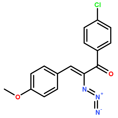 2-Propen-1-one, 2-azido-1-(4-chlorophenyl)-3-(4-methoxyphenyl)-