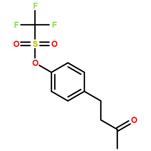 Methanesulfonic acid, trifluoro-, 4-(3-oxobutyl)phenyl ester