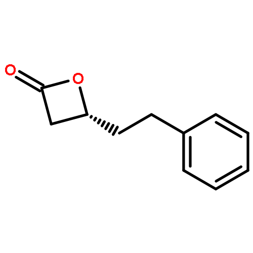 2-Oxetanone, 4-(2-phenylethyl)-, (4R)-