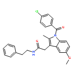 N-(2-PHENYLETHYL)-INDOMETHACIN AMIDE