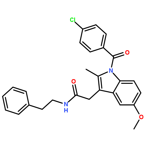 N-(2-PHENYLETHYL)-INDOMETHACIN AMIDE