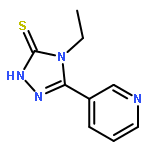 3H-1,2,4-Triazole-3-thione,4-ethyl-2,4-dihydro-5-(3-pyridinyl)-