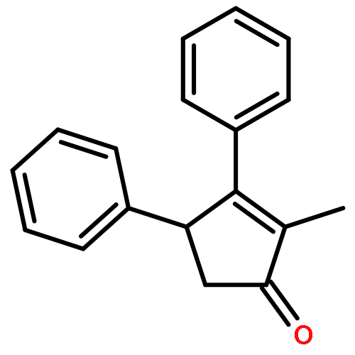 2-Cyclopenten-1-one, 2-methyl-3,4-diphenyl-